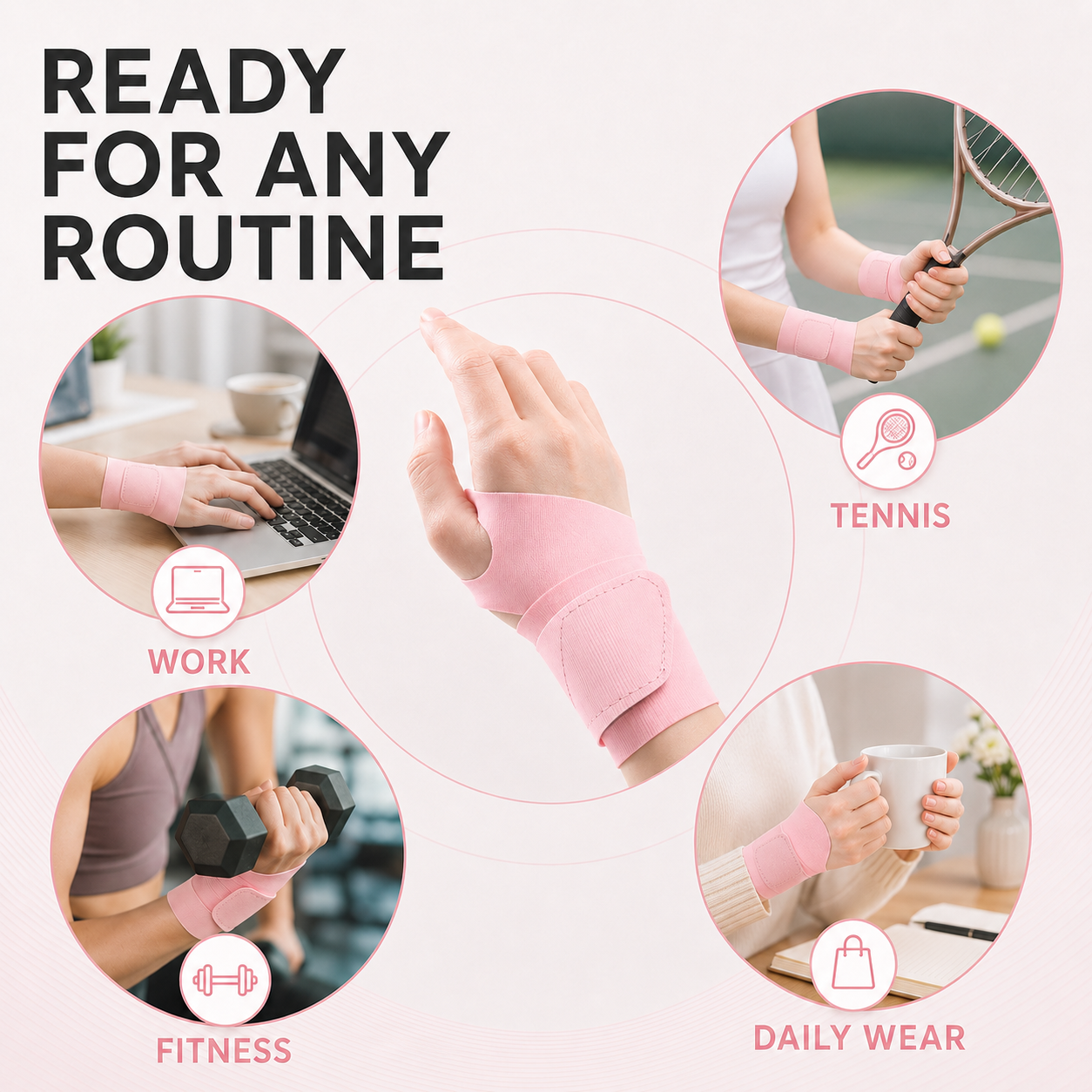 Bella | Wristiva Ultra Thin Wrist Support