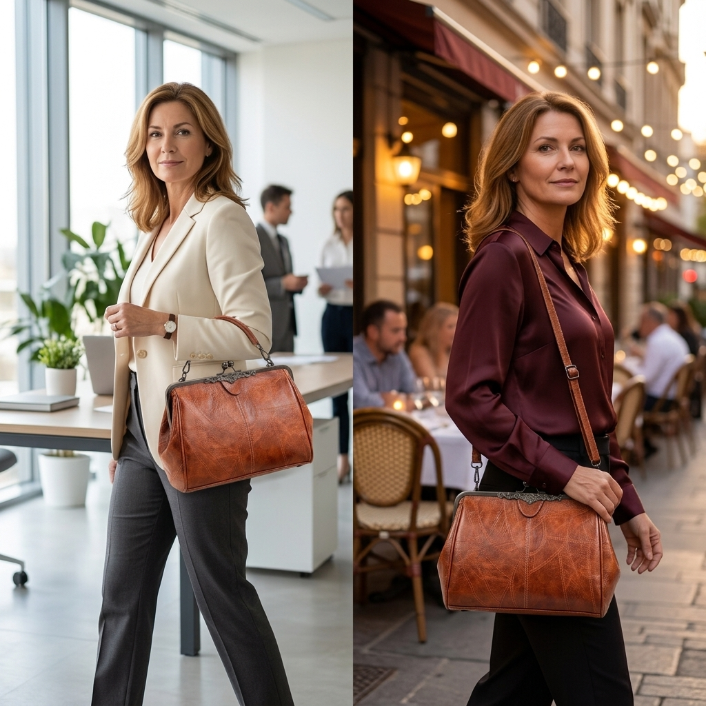 Bellora – Vintage Kiss Lock Handbag
