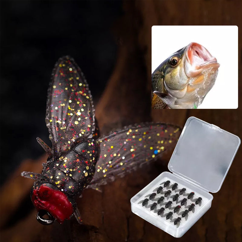 Bionic Fly Insect Fishing Lures for Anglers, 20 Pcs