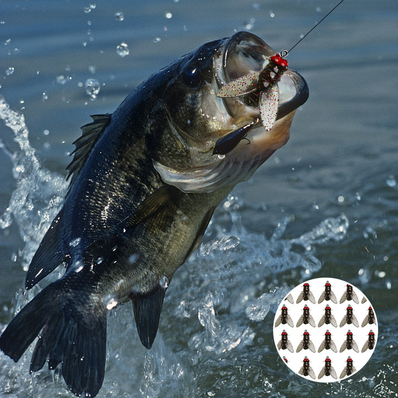 Bionic Fly Insect Fishing Lures for Anglers, 20 Pcs