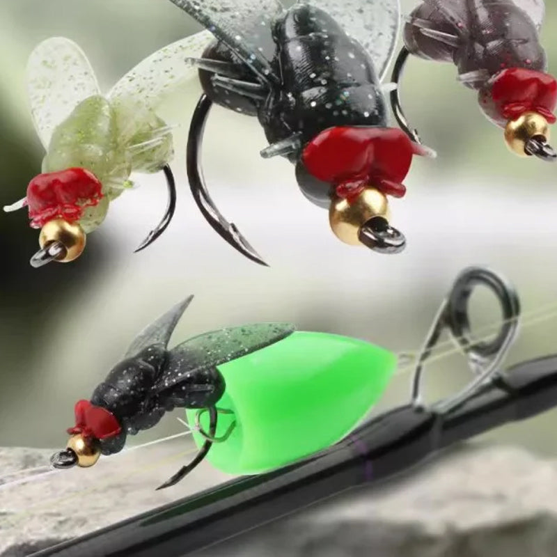 Bionic Fly Insect Fishing Lures for Anglers, 20 Pcs