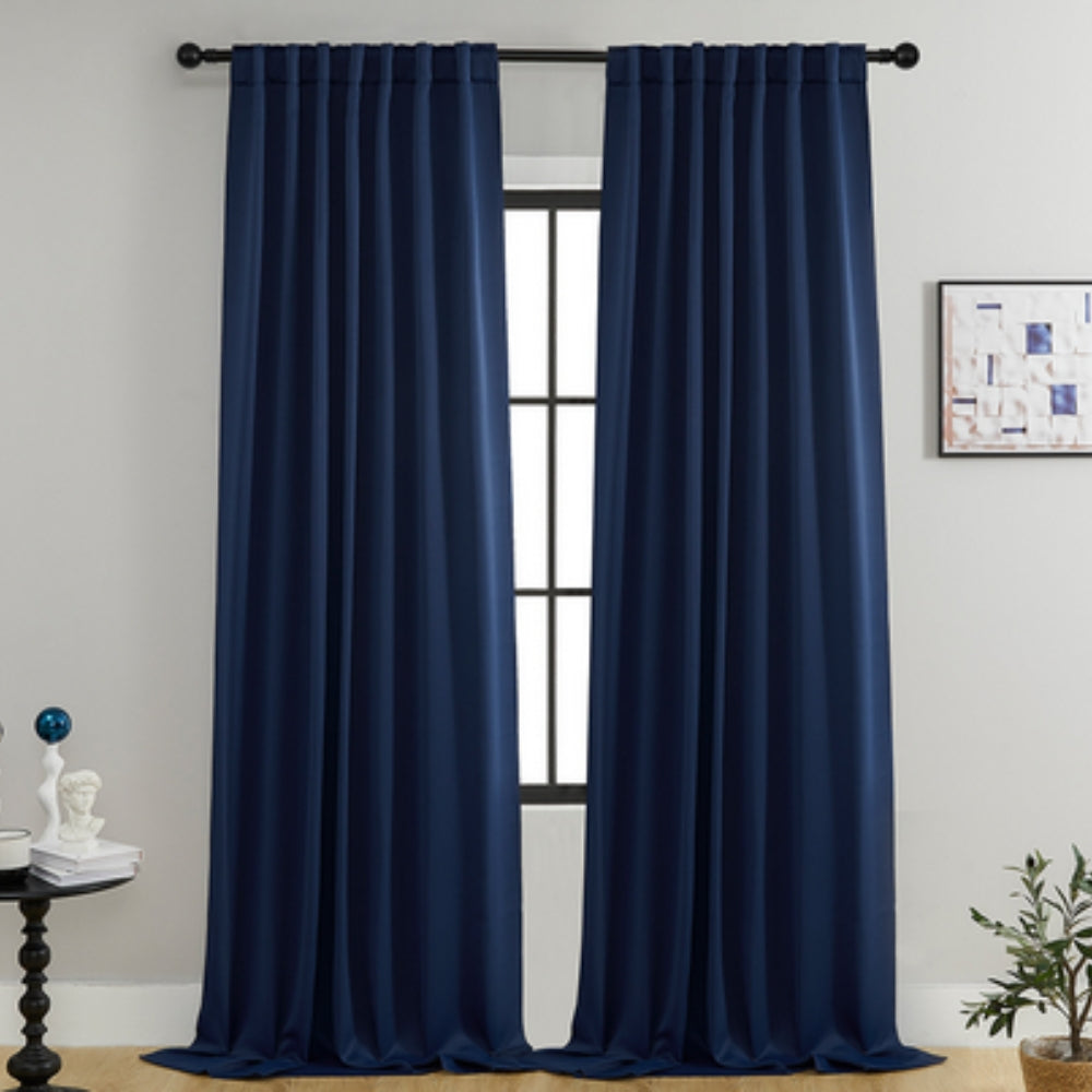 Blackout Curtains - Thermal Insulated - Elegant Microfiber - 2 Panel Set - Image 1