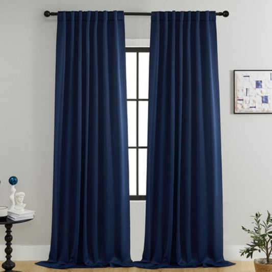 Blackout Curtains - Thermal Insulated - Elegant Microfiber - 2 Panel Set - Image 1