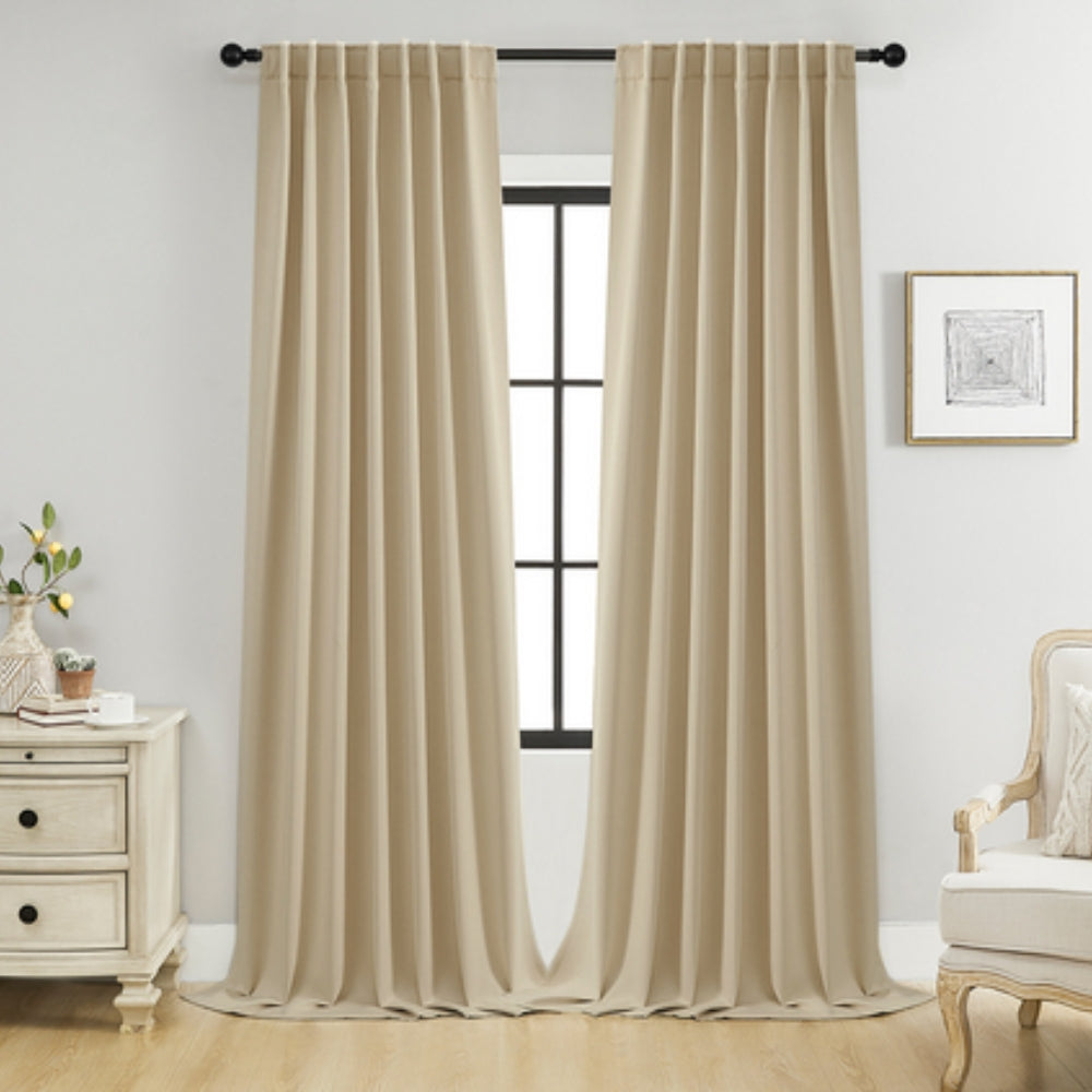 Blackout Curtains - Thermal Insulated - Elegant Microfiber - 2 Panel Set - Image 10