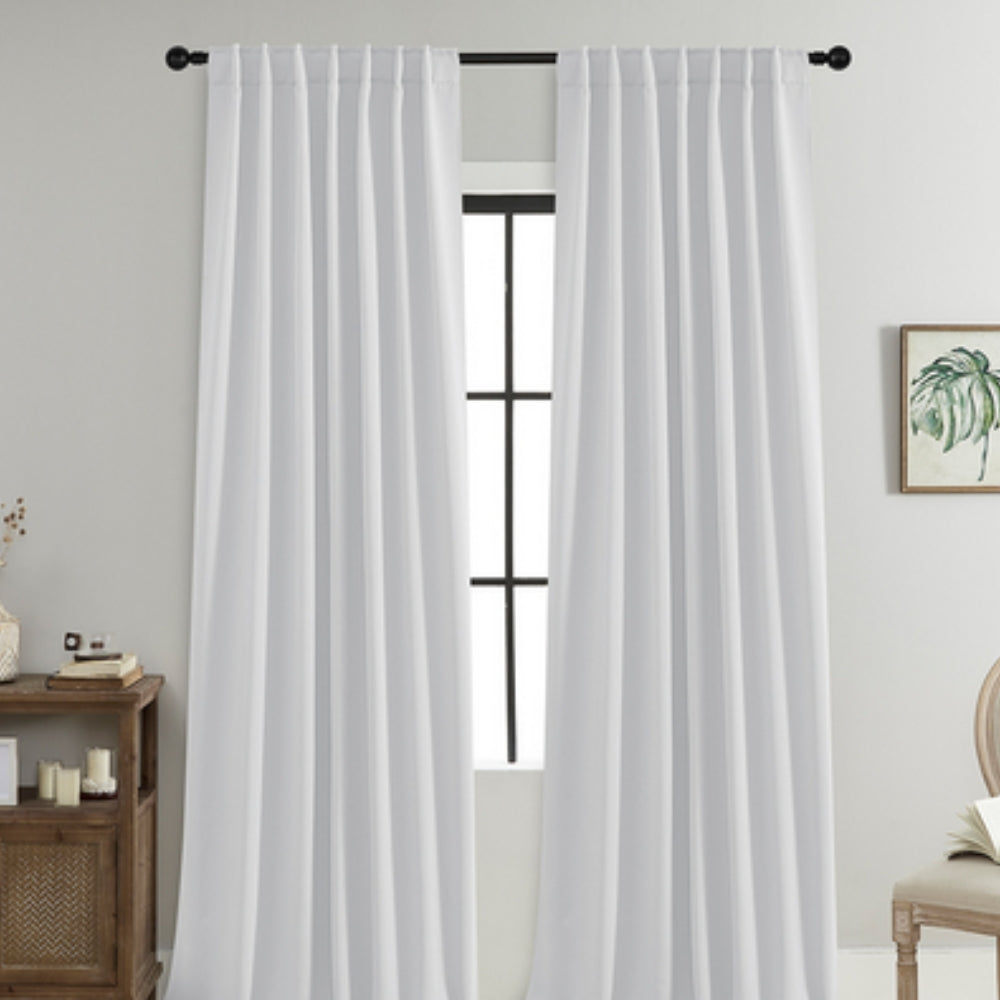 Blackout Curtains - Thermal Insulated - Elegant Microfiber - 2 Panel Set - Image 2