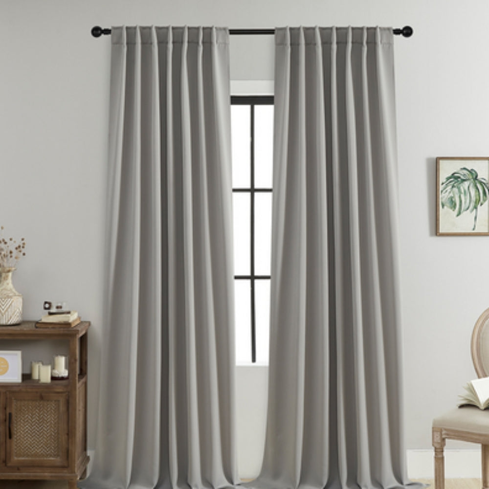 Blackout Curtains - Thermal Insulated - Elegant Microfiber - 2 Panel Set - Image 5