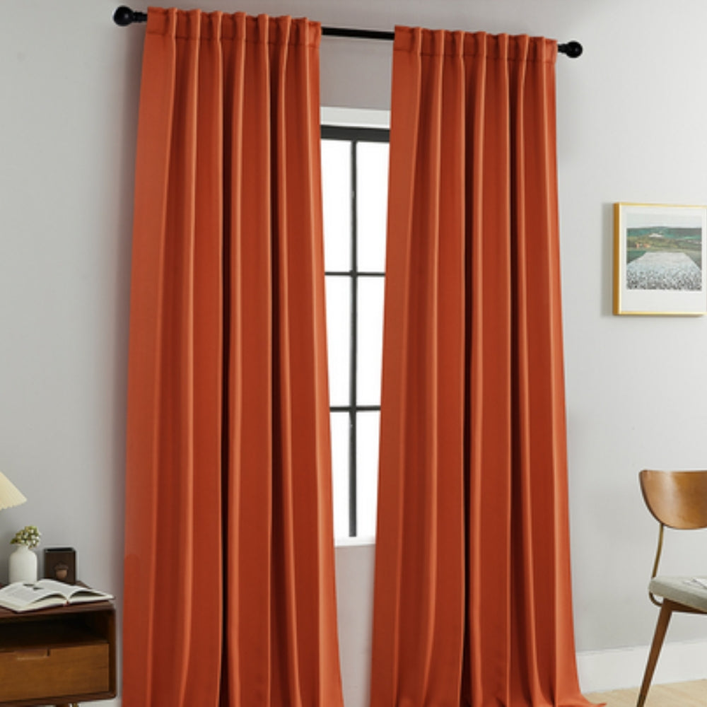 Blackout Curtains - Thermal Insulated - Elegant Microfiber - 2 Panel Set - Image 6