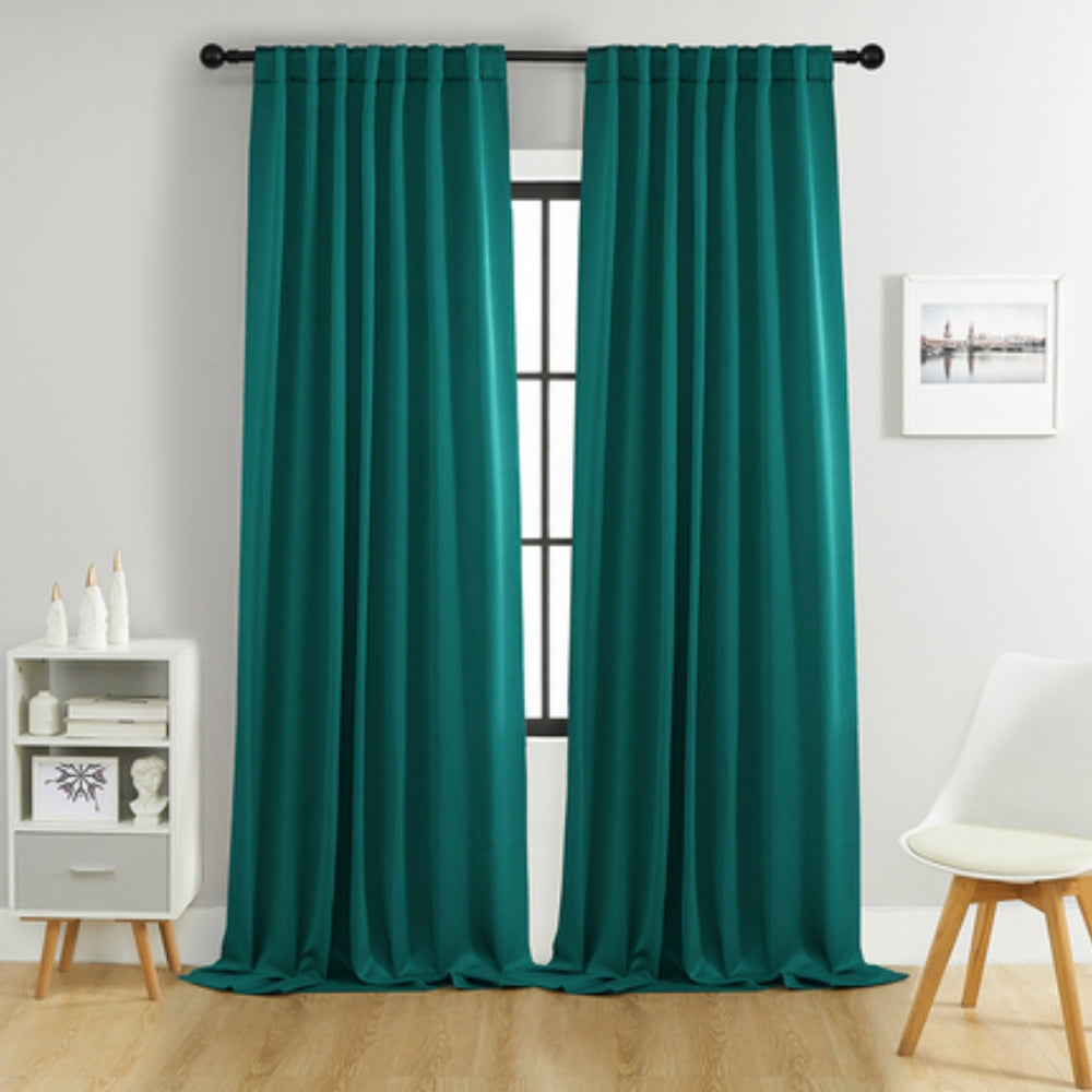 Blackout Curtains - Thermal Insulated - Elegant Microfiber - 2 Panel Set - Image 9