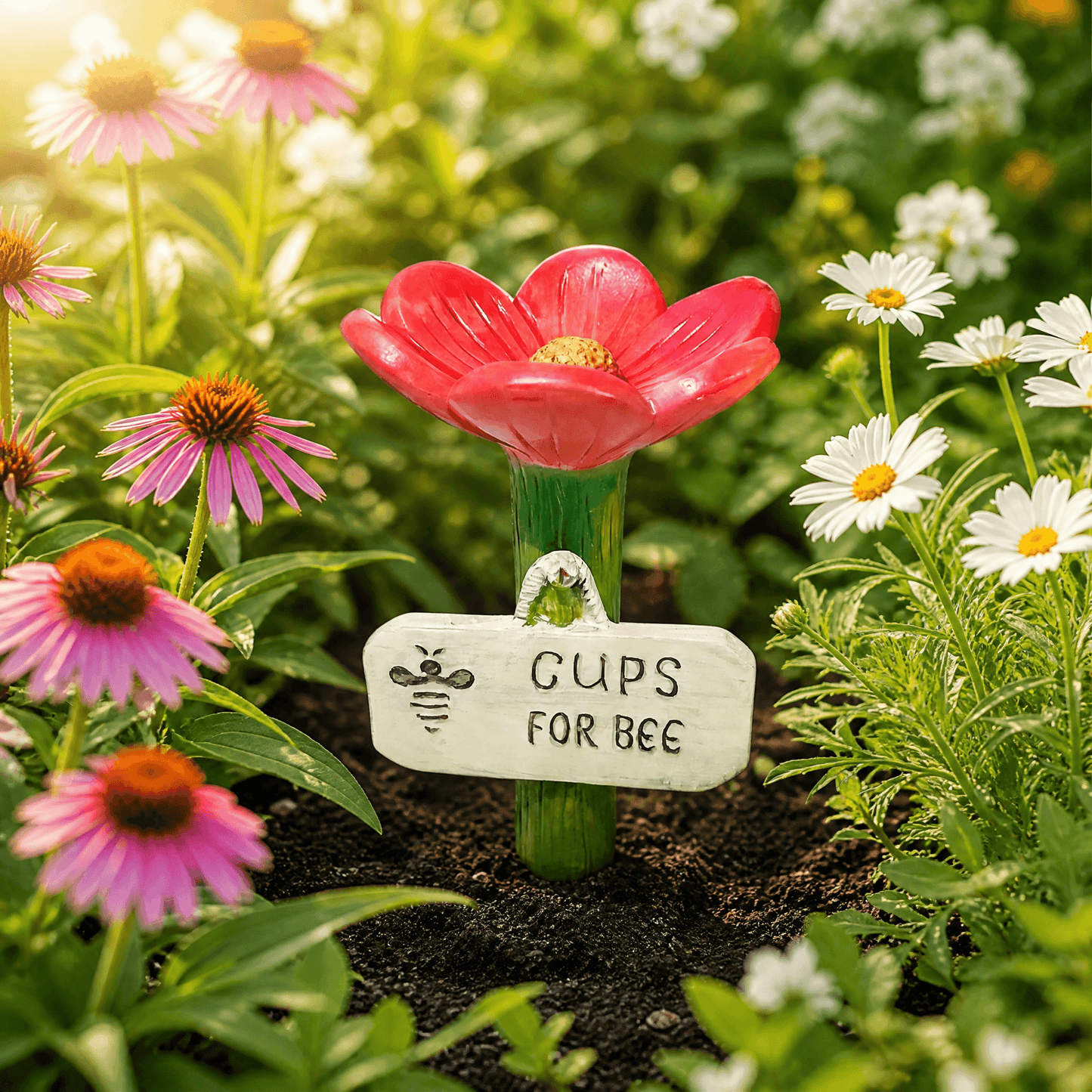 Bloomsip – Flower Shaped Bee Watering Station