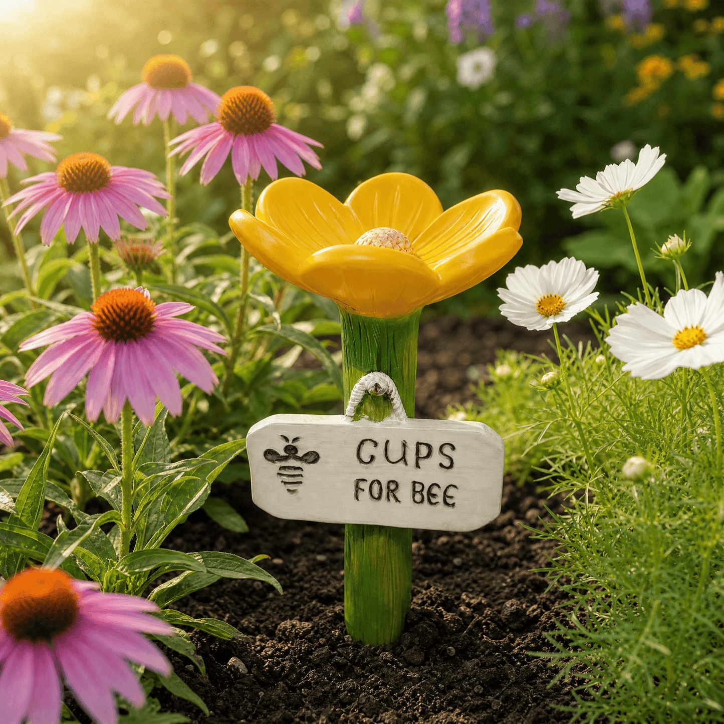 Bloomsip – Flower Shaped Bee Watering Station