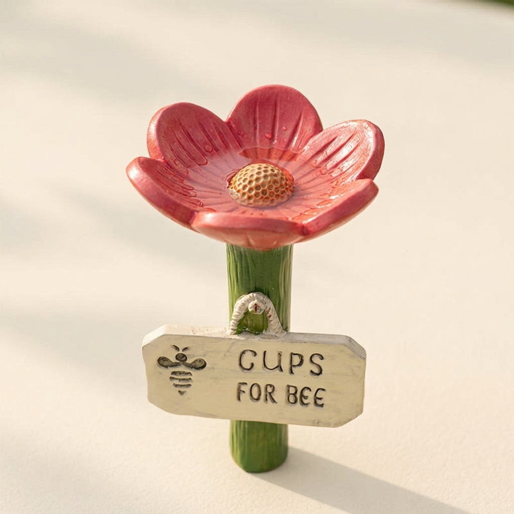 Bloomsip – Flower Shaped Bee Watering Station