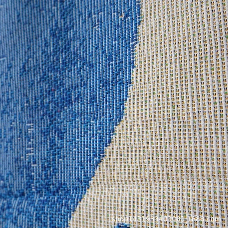 Blue Abstract Art Tapestry Throw Blanket - Modern Home Decor - 160 x 130 cm - Image 4