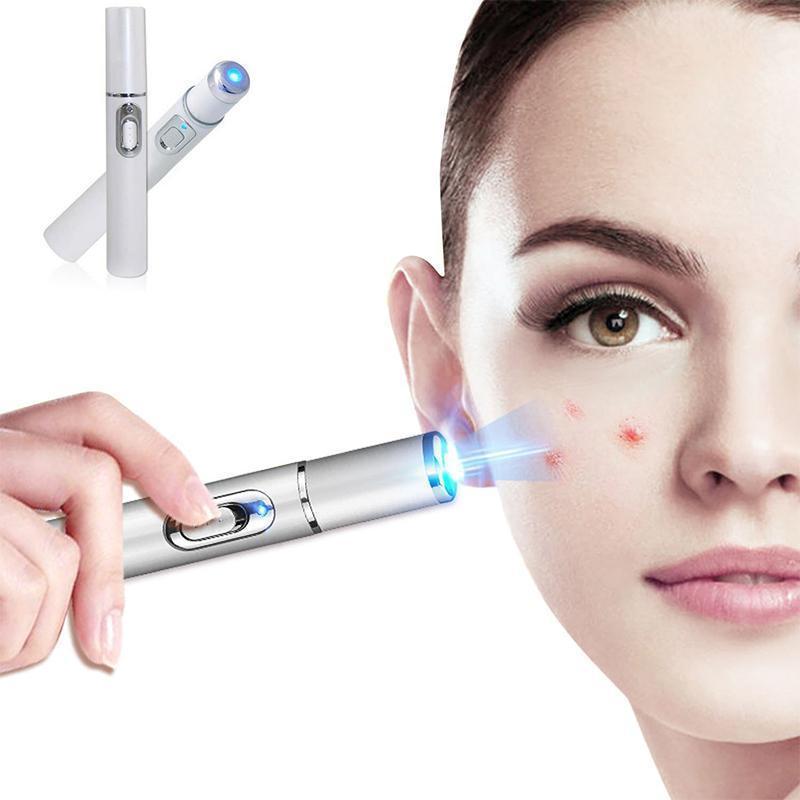 Blue Light Laser Therapy Pen for Unwanted Acne Removal