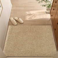 Braided Doormat - Beige Jute Rug - Indoor Outdoor - Water Resistant