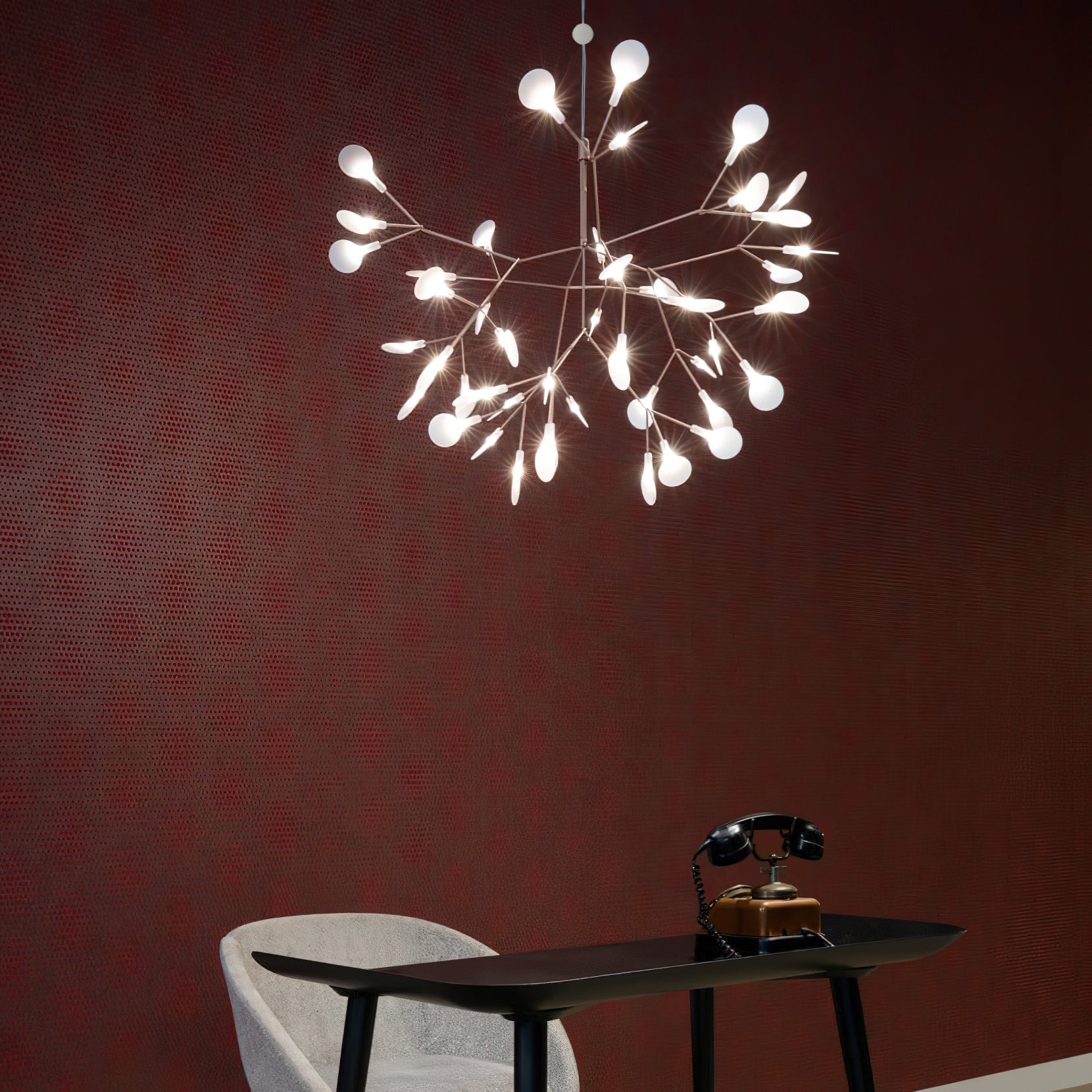 Branch Style LED Chandelier - Modern Elegant Pendant Light - Statement Lighting - Image 4