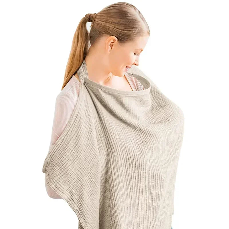 Breathable Nursing Cover Apron - Privacy Breastfeeding for Moms