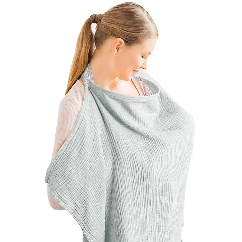 Breathable Nursing Cover Apron - Privacy Breastfeeding for Moms