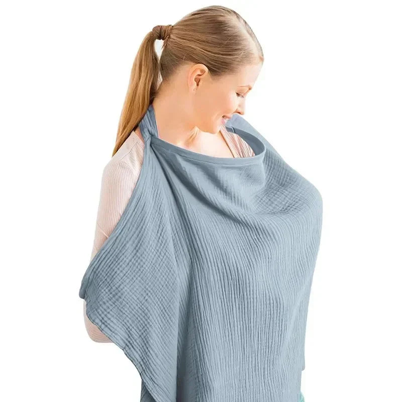Breathable Nursing Cover Apron - Privacy Breastfeeding for Moms