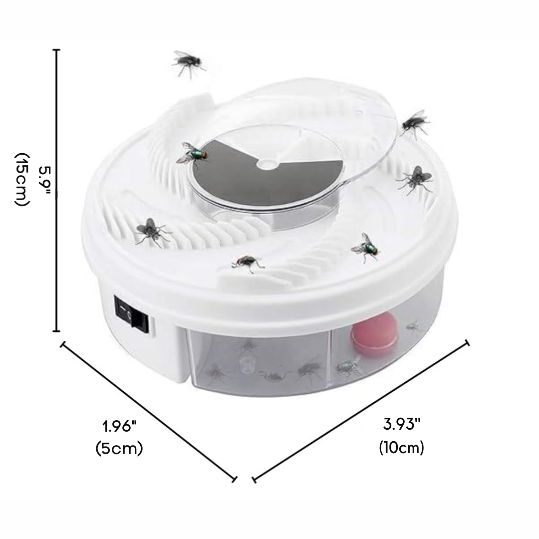 BuzzOff | Silent Fly Trap – Eco-Friendly, Non-Toxic Insect Catcher
