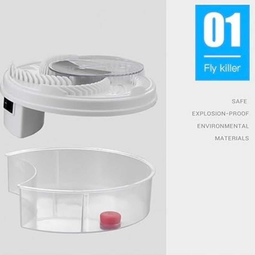 BuzzOff | Silent Fly Trap – Eco-Friendly, Non-Toxic Insect Catcher