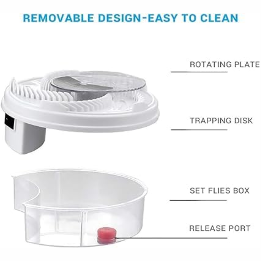 BuzzOff | Silent Fly Trap – Eco-Friendly, Non-Toxic Insect Catcher