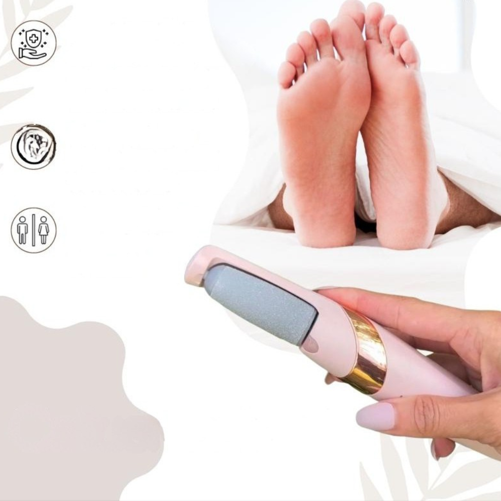 Callus Remover | Quartz Crystal Rollers | Waterproof & Rechargeable | CallusPro
