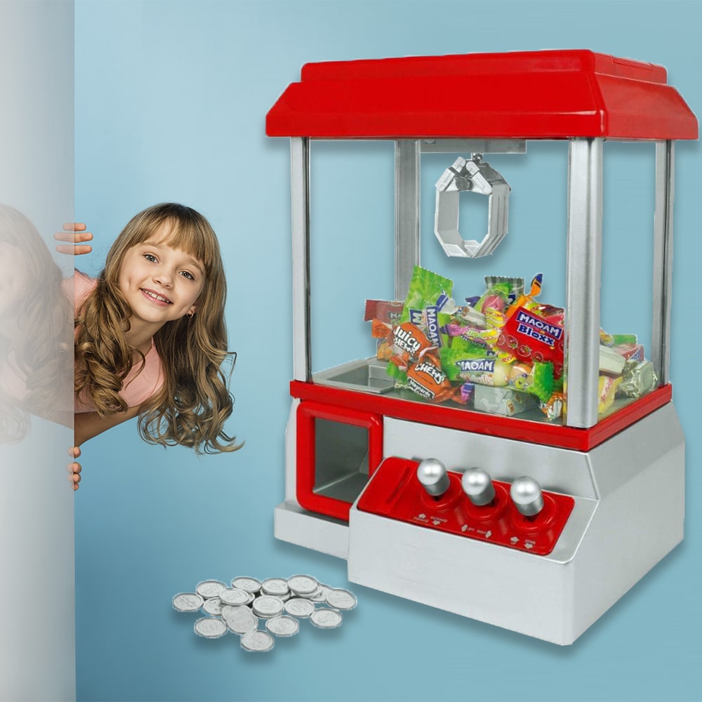 Candy Grabber Machine with Claw, Light & Sound