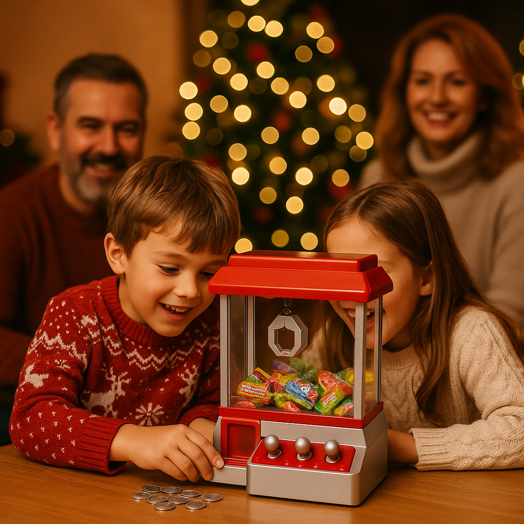 Candy Grabber Machine with Claw, Light & Sound