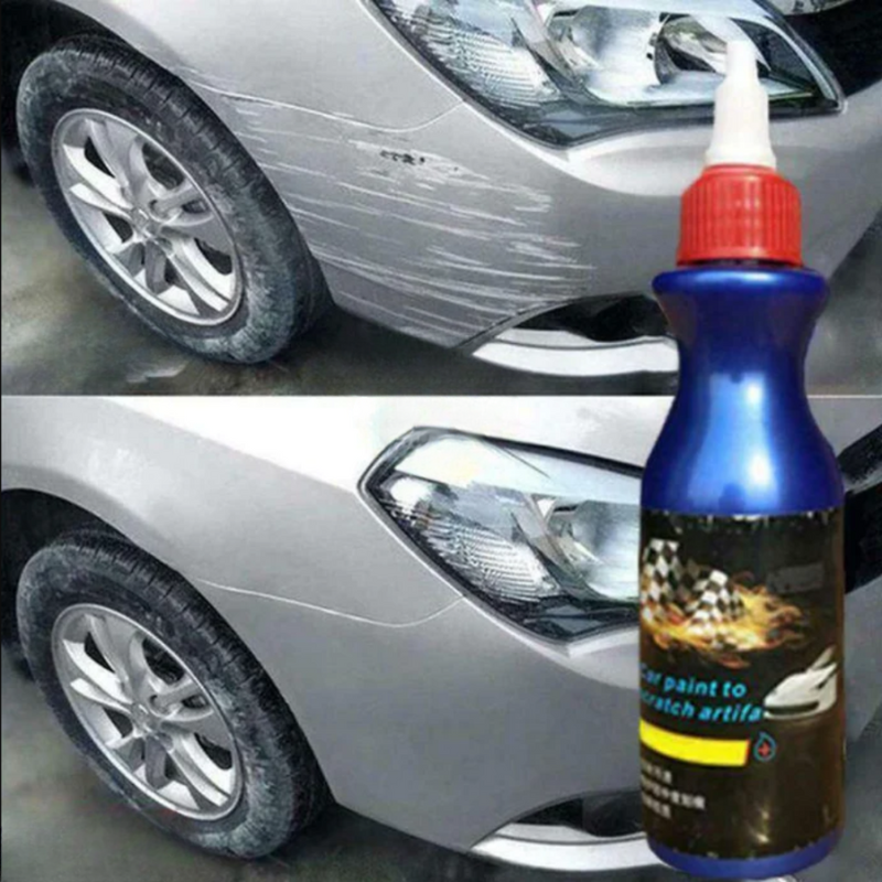 Car Body Scratch Remover with Polishing Sponge – Non-Abrasive Formula for Easy Car Paint Scratch Removal