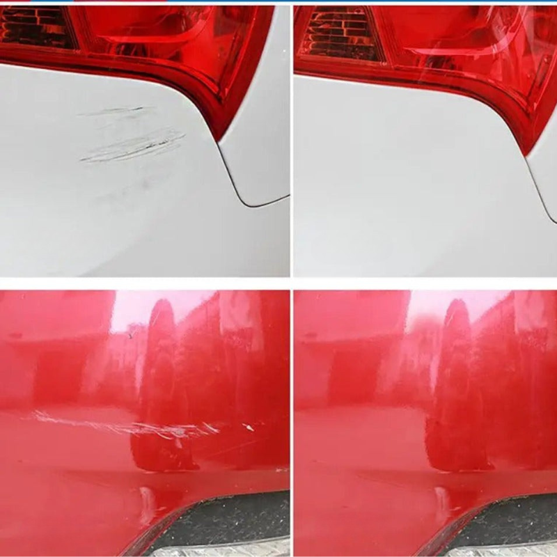 Car Body Scratch Remover with Polishing Sponge – Non-Abrasive Formula for Easy Car Paint Scratch Removal