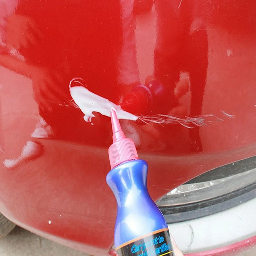 Car Body Scratch Remover with Polishing Sponge – Non-Abrasive Formula for Easy Car Paint Scratch Removal
