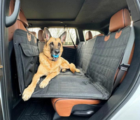 Car Seat Protector for Dogs | Water-Repellent Rear Bench Seat Cover Mat | PawGuard