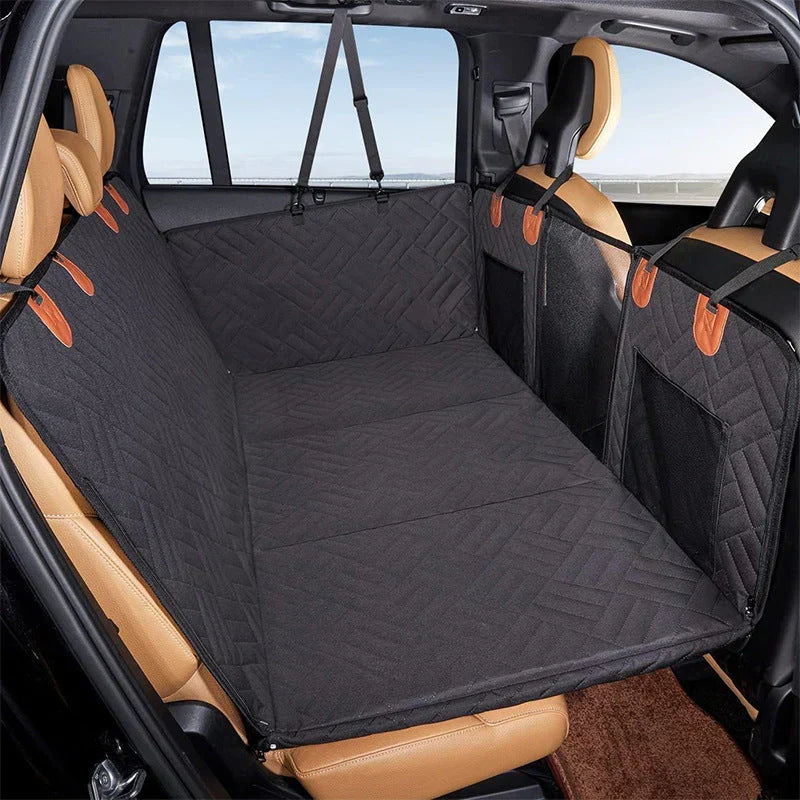 Car Seat Protector for Dogs | Water-Repellent Rear Bench Seat Cover Mat | PawGuard