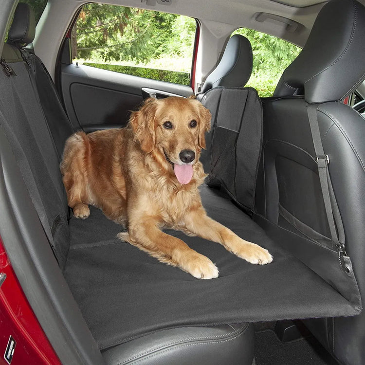 Car Seat Protector for Dogs | Water-Repellent Rear Bench Seat Cover Mat | PawGuard
