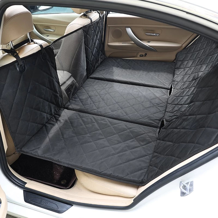 Car Seat Protector for Dogs | Water-Repellent Rear Bench Seat Cover Mat | PawGuard