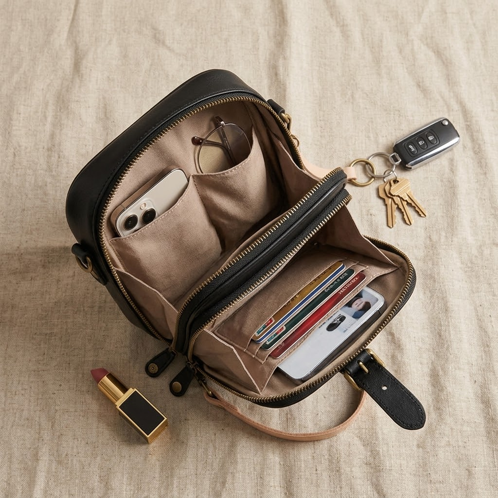 Carryn – Organized Crossbody Bag with Card Slots