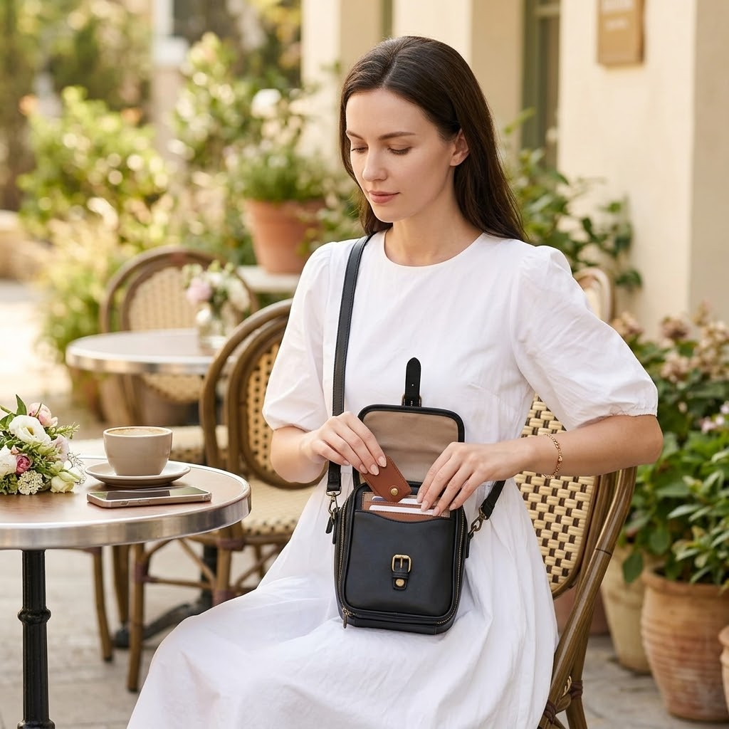 Carryn – Organized Crossbody Bag with Card Slots