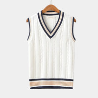 Casual College Style Vest