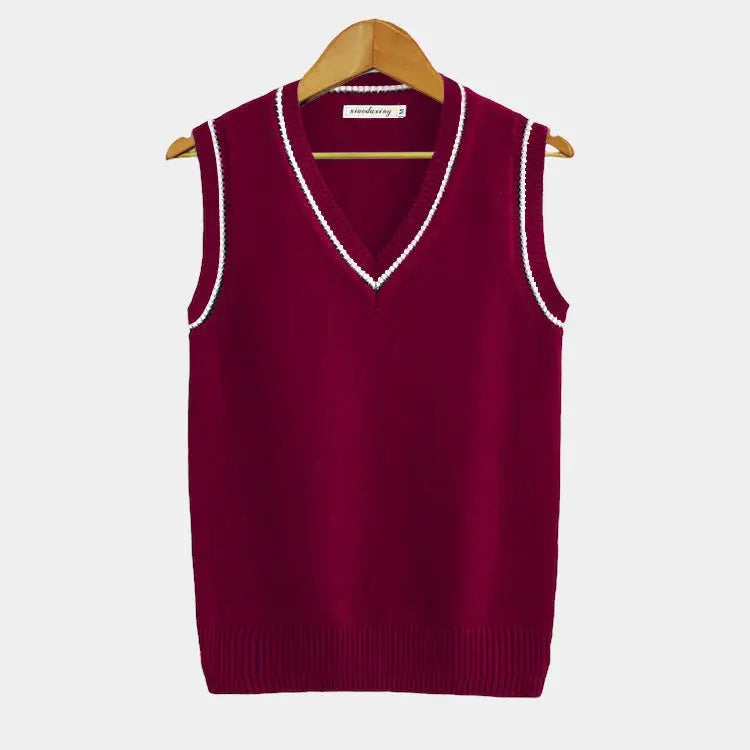 Casual College Style Vest