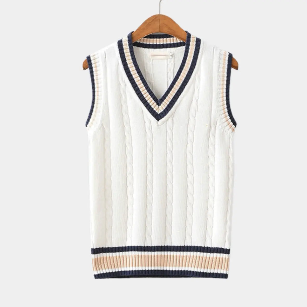 Casual College Style Vest