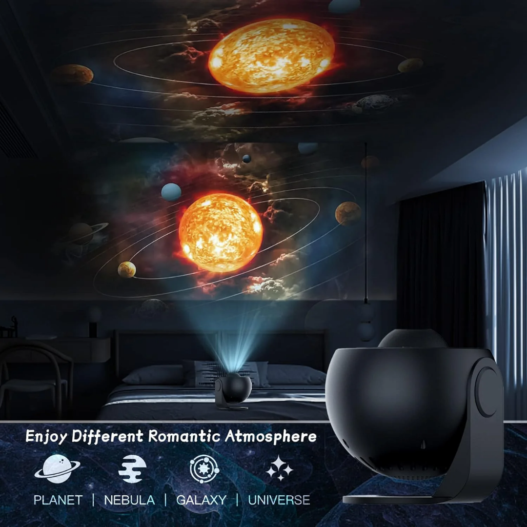 Celestial Dreams: 360° Planetarium Galaxy Projector - Full-Room Coverage