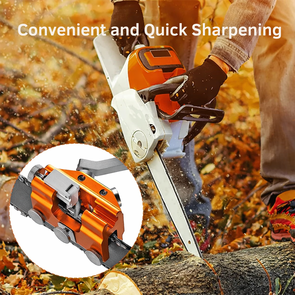 Chainsaw Sharpening | Manual Chainsaw Chain Sharpener | Uniform Sharpness in Minutes | ChainSharp Pro