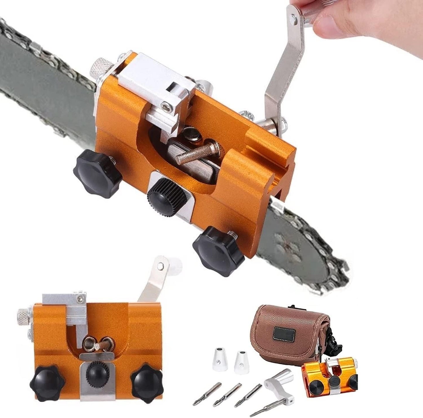 Chainsaw Sharpening | Manual Chainsaw Chain Sharpener | Uniform Sharpness in Minutes | ChainSharp Pro