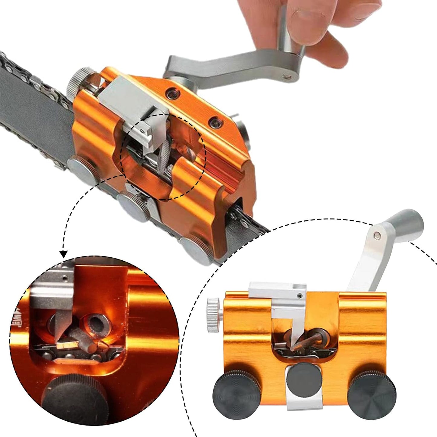 Chainsaw Sharpening | Manual Chainsaw Chain Sharpener | Uniform Sharpness in Minutes | ChainSharp Pro