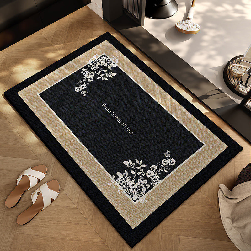Checkerboard Patterned Entryway Mat