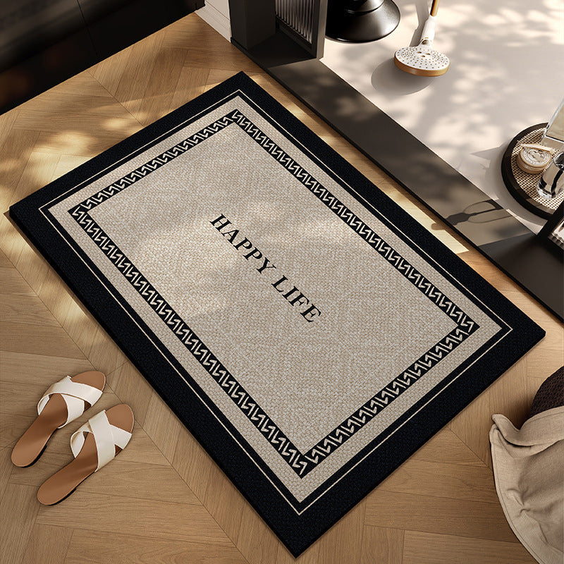 Checkerboard Patterned Entryway Mat