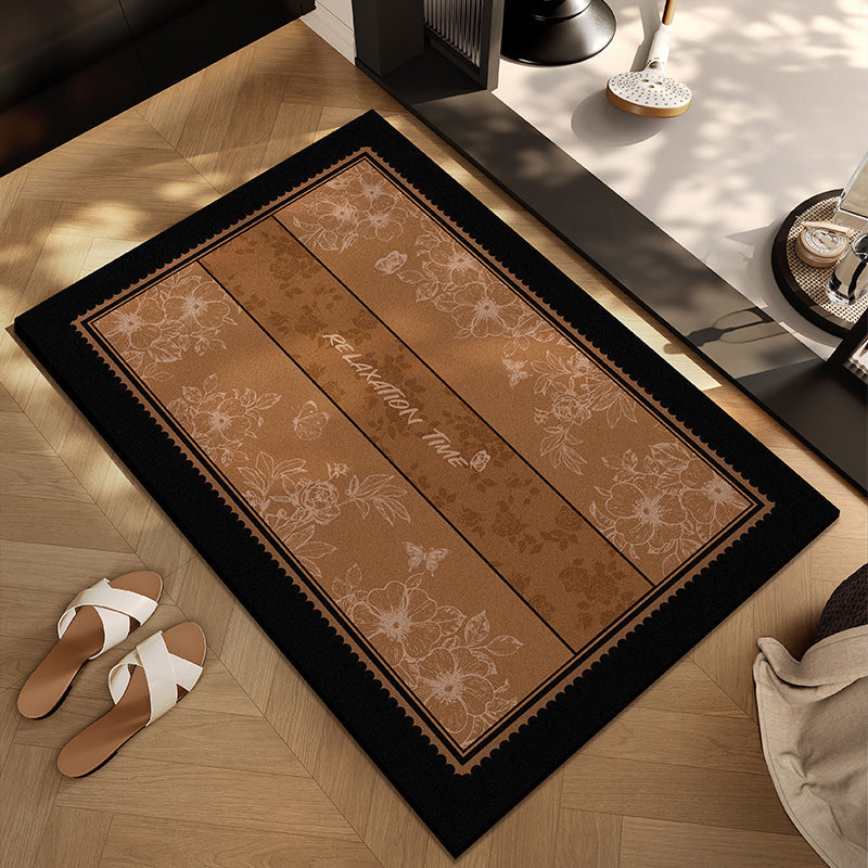 Checkerboard Patterned Entryway Mat