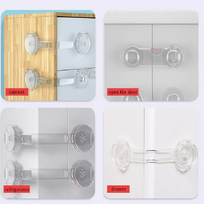 Child Safety Cabinet and Drawer Locks (5-Pack)