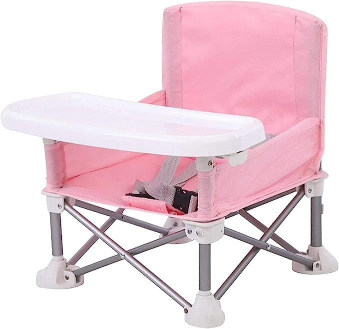 Children's Portable Outdoor Dining Chair with Tray