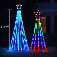 Choreographed Light Show Tree